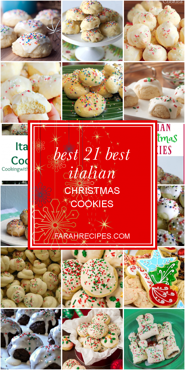 Best 21 Best Italian Christmas Cookies - Most Popular Ideas of All Time